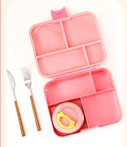 Lunch Box, Portable Lunch Container, Divided Meal Box